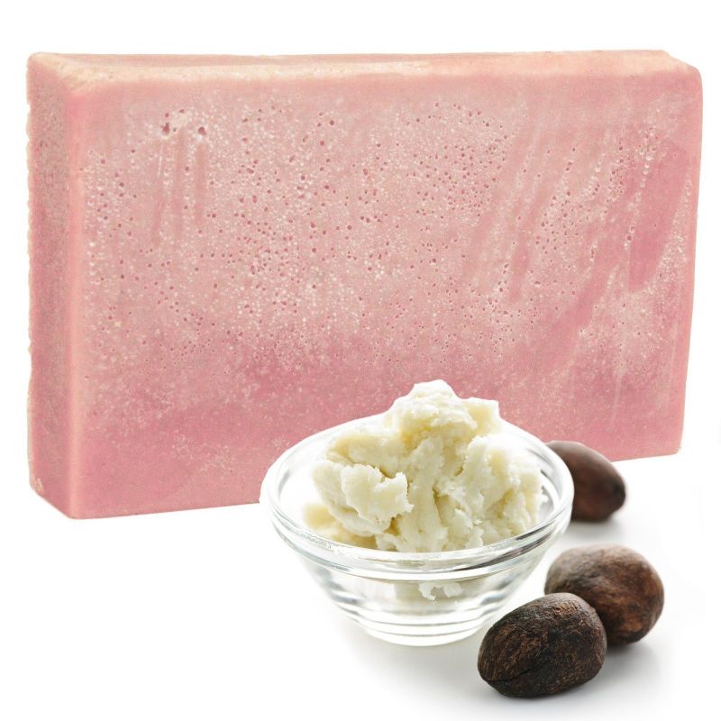 Savon artisanal au Beurre de Karité et de Cacao : géranium et bois de rose Savon artisanal au Beurre de Karité et de Cacao : géranium et bois de rose