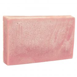 Savon artisanal au Beurre de Karité et de Cacao : géranium et bois de rose