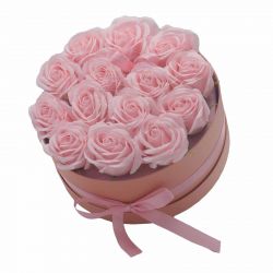 Bouquet Cadeau Roses de Savon : rose