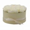 Boite Cadeau Roses de Savon : Blanc