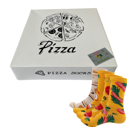 cadeau boite à Chaussettes : Pizza Socks