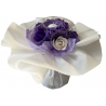 Bouquet anniversaire : fleurs de savon Violet