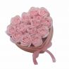 Coffret coeur de 13 Roses de savon : Rose