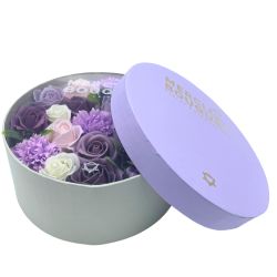 Boite de fleurs de savon : Lilas