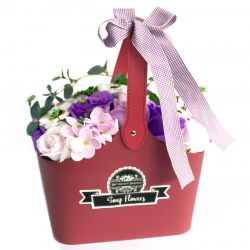 Panier original savons Panier cadeau personnalisé : savon Lilas