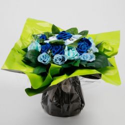 Bouquet de 8 layettes : Symphonie Bleu