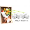 Bouquet original 7 fleurs de bain : orange