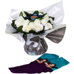 Bouquet cadeau : chaussettes Hommes Art