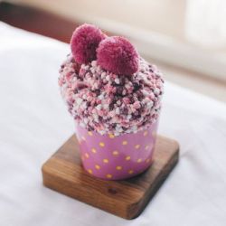 Cupcake chaussettes rigolotte femme : Rose cadeau original