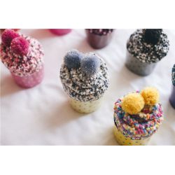 Cupcake chaussettes rigolotte femme : Rose cadeau original