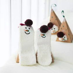 Boite chaussettes Femme : Bonhomme de neige