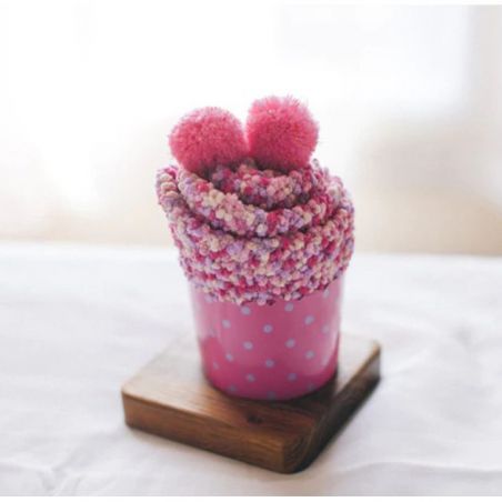 Cupcake chaussettes femme : Rose Clair Cupcake chaussettes femme : Rose Clair