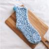 Gâteau chaussettes femme : Bleu