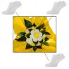 Bouquet original de chaussettes : jaune