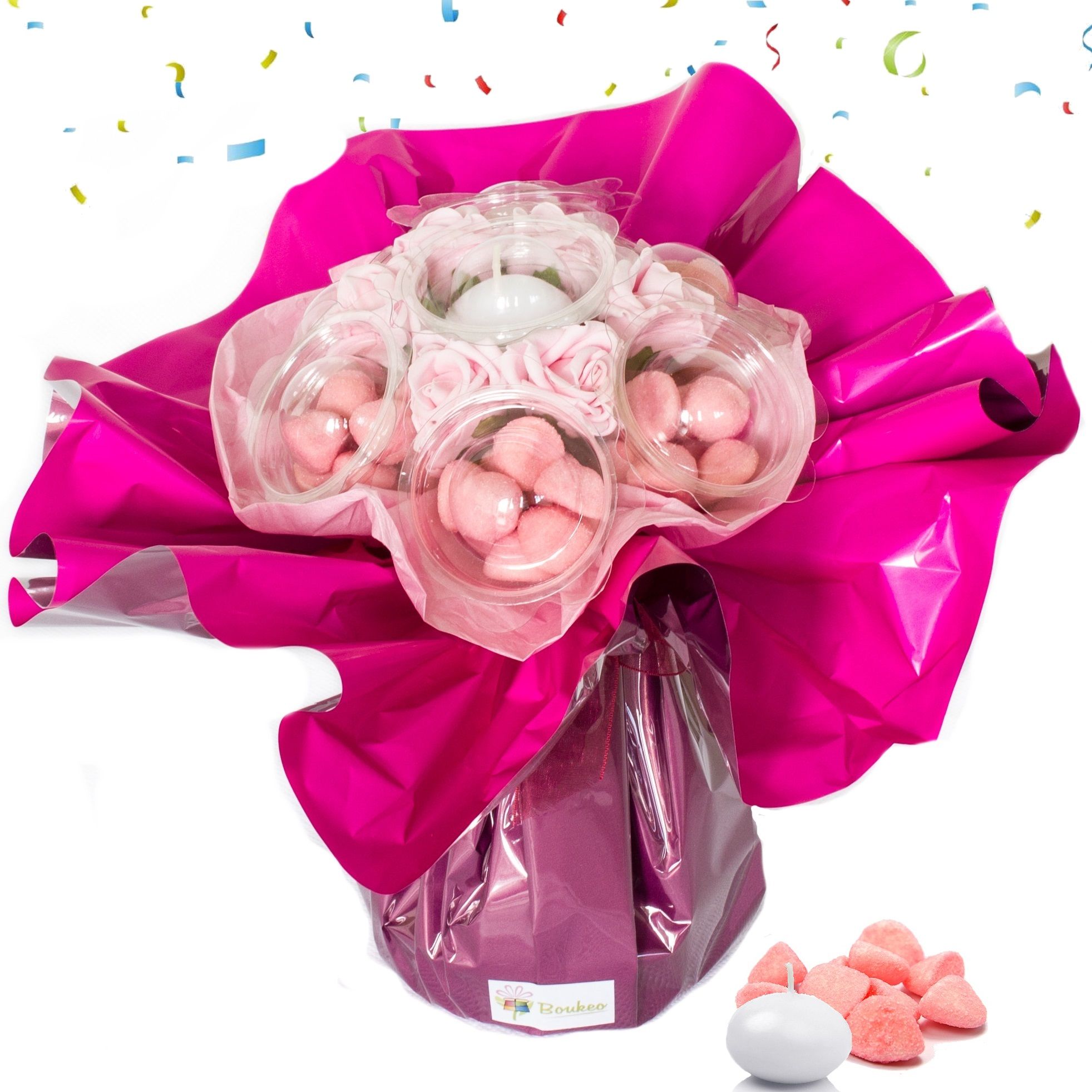 Bouquet Anniversaire De Bonbons Compose De Bonbons Et D Un Bougie Bouquet Anniversaire De Bonbons Compose De Bonbons Et D Un Bougie