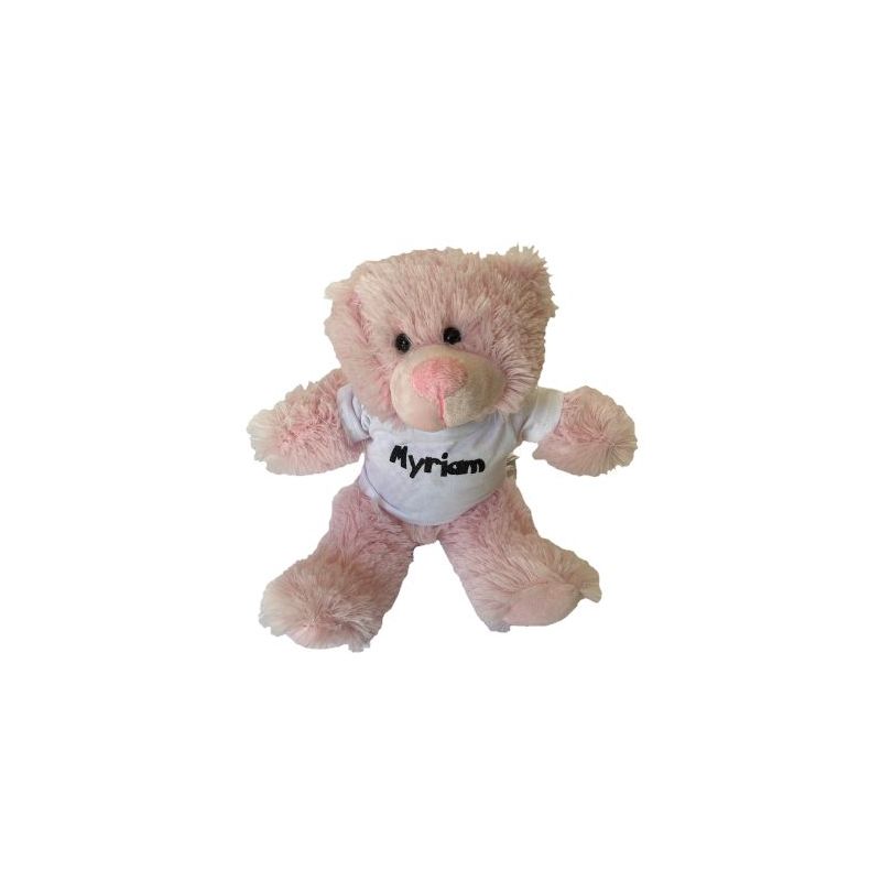 Ours en peluche personnalisé et brodé. Nounours peluche cade