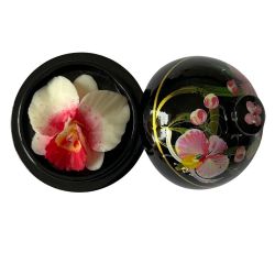 Fleur de savon sculptée : Orchidée