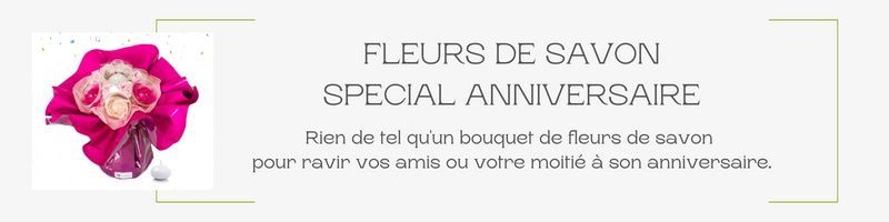 Bouquets d'anniversaire de fleurs de savon pour un bouquet original