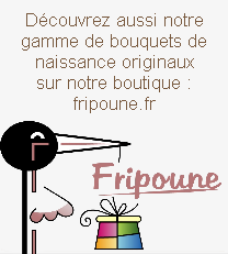 fripoune - bouquet de naissance